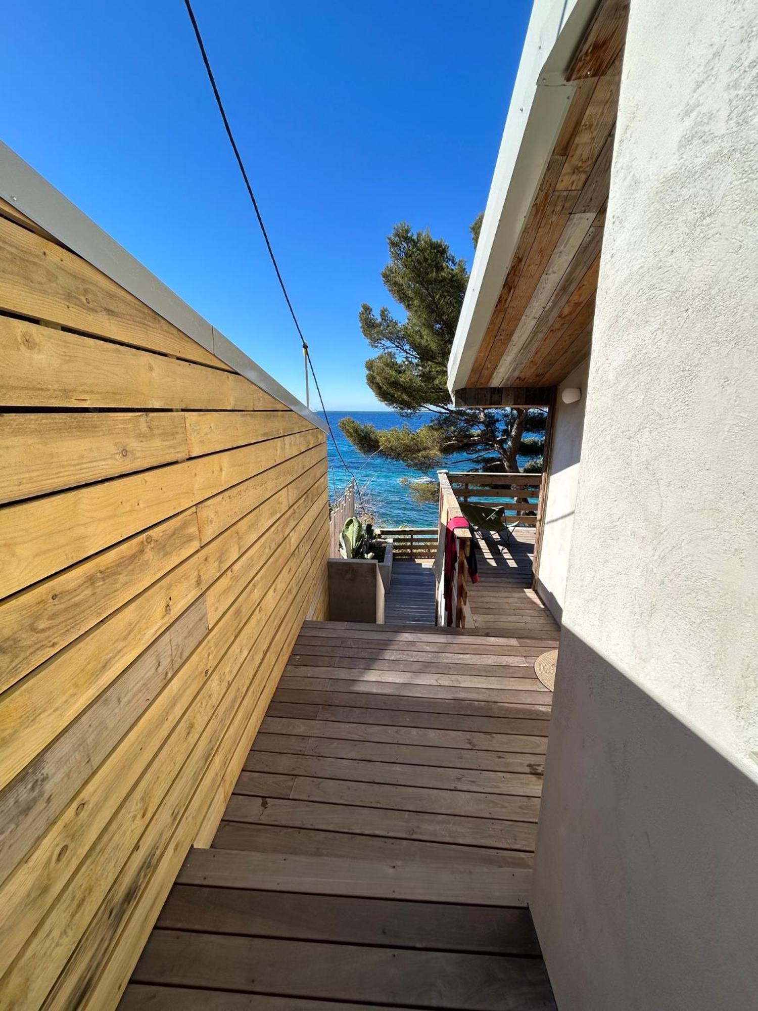 Cabanon Moderne, Les Pieds Dans L'Eau Villa Le Pradet Eksteriør billede